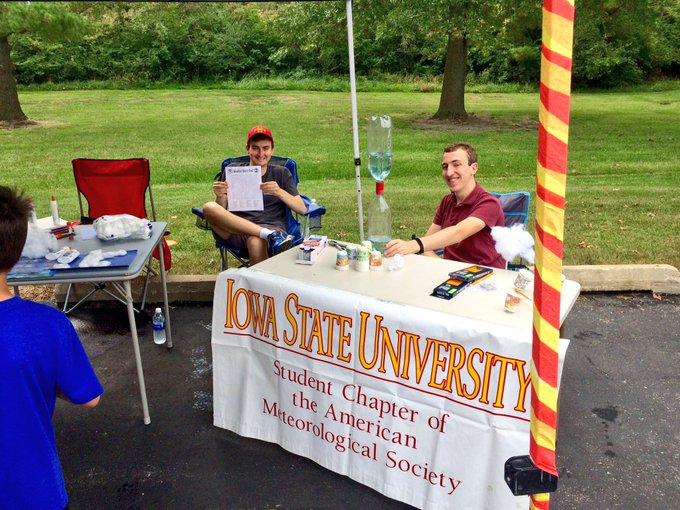 AMS members at an outreach event