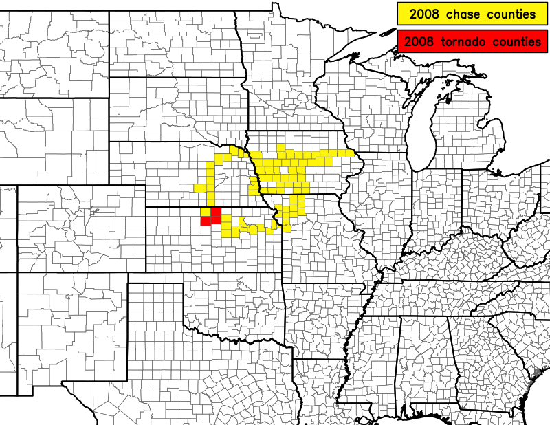 2008 chase map