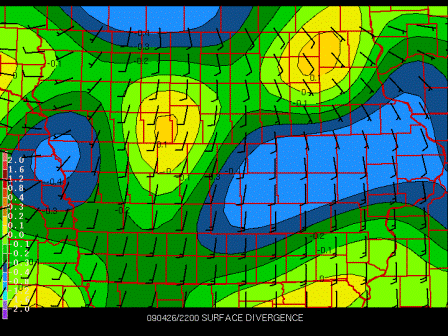 2200UTC sfc divergence image