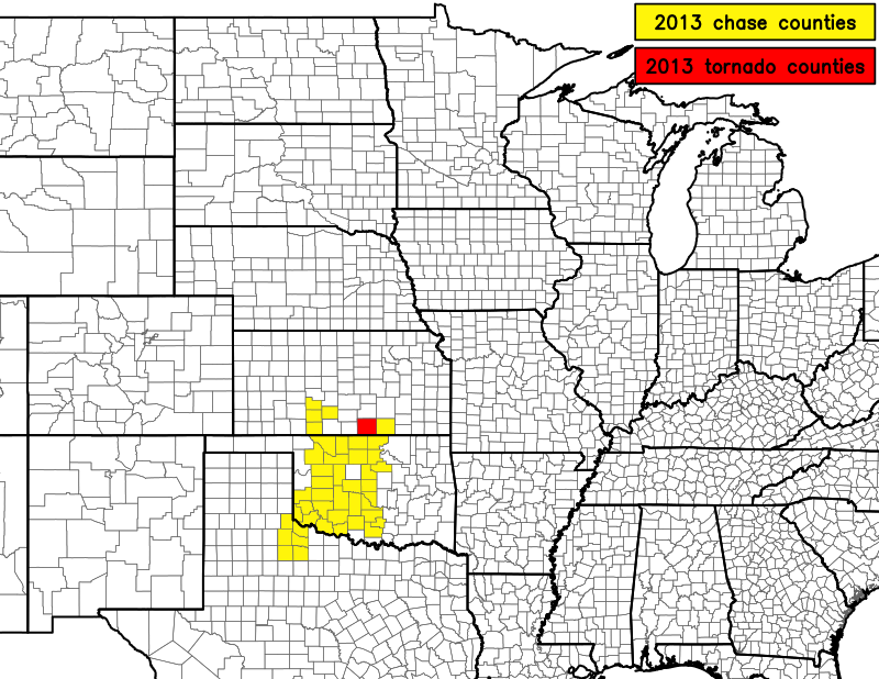 2013 chase map