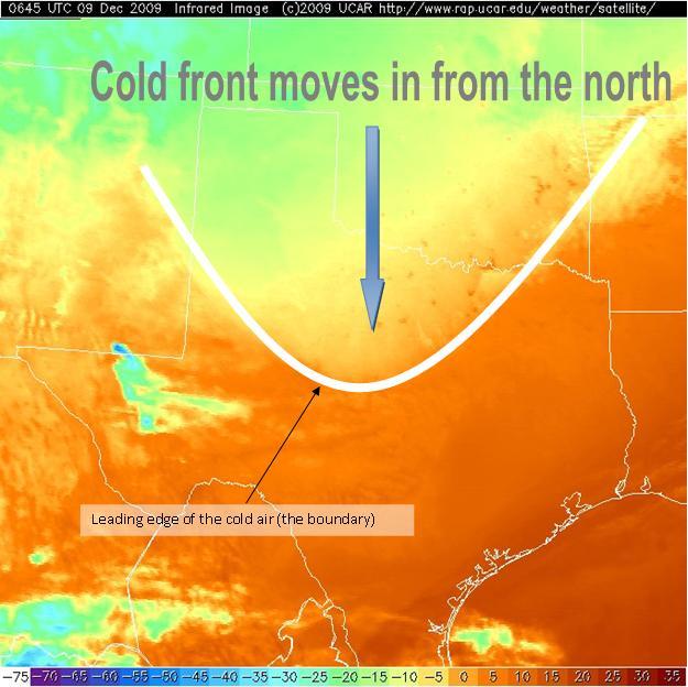 Jeff Duda - Cold front on IR satellite